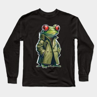 Frog in a coat Long Sleeve T-Shirt